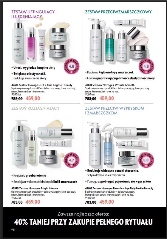 Zestaw Novage Lift + Firm