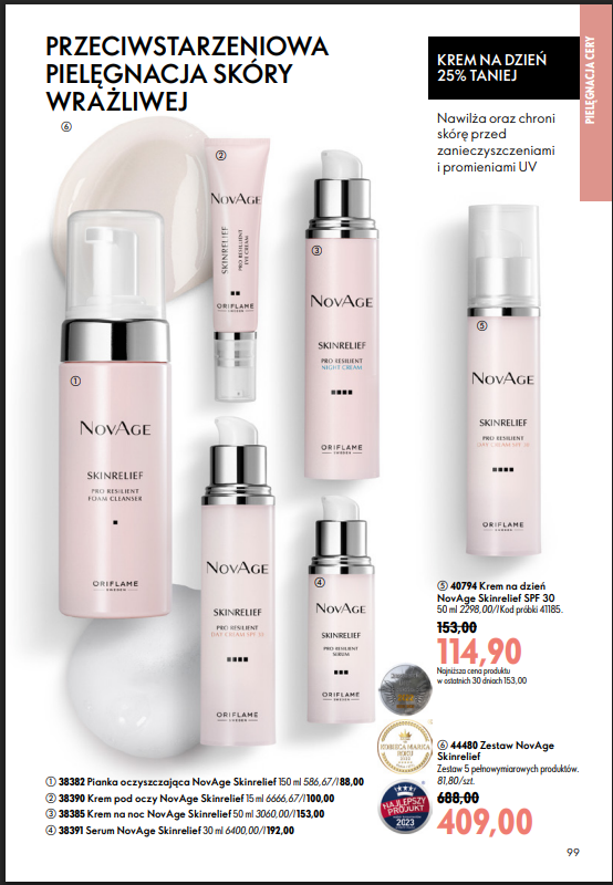Zestaw Novage Skinrelief