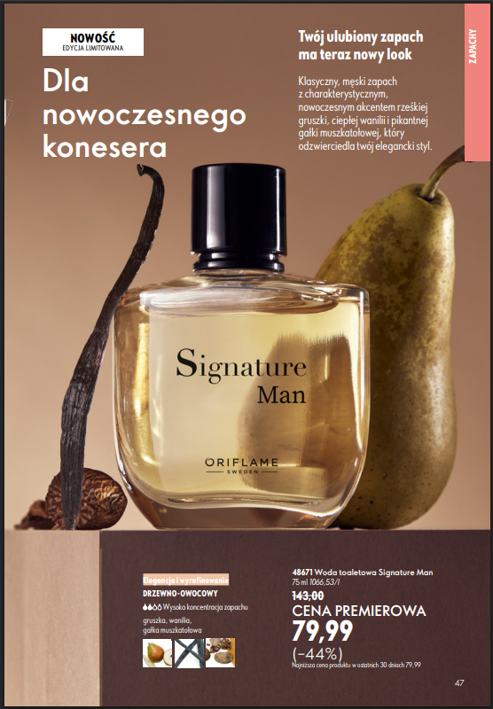 Woda toaletowa Signature Man